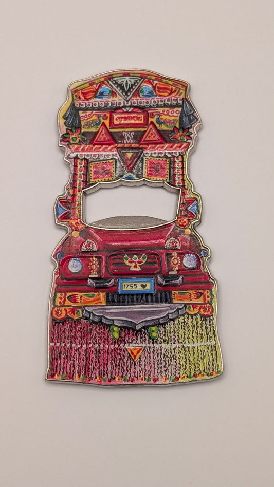 Truck Bottle Opener & Fridge Magnet