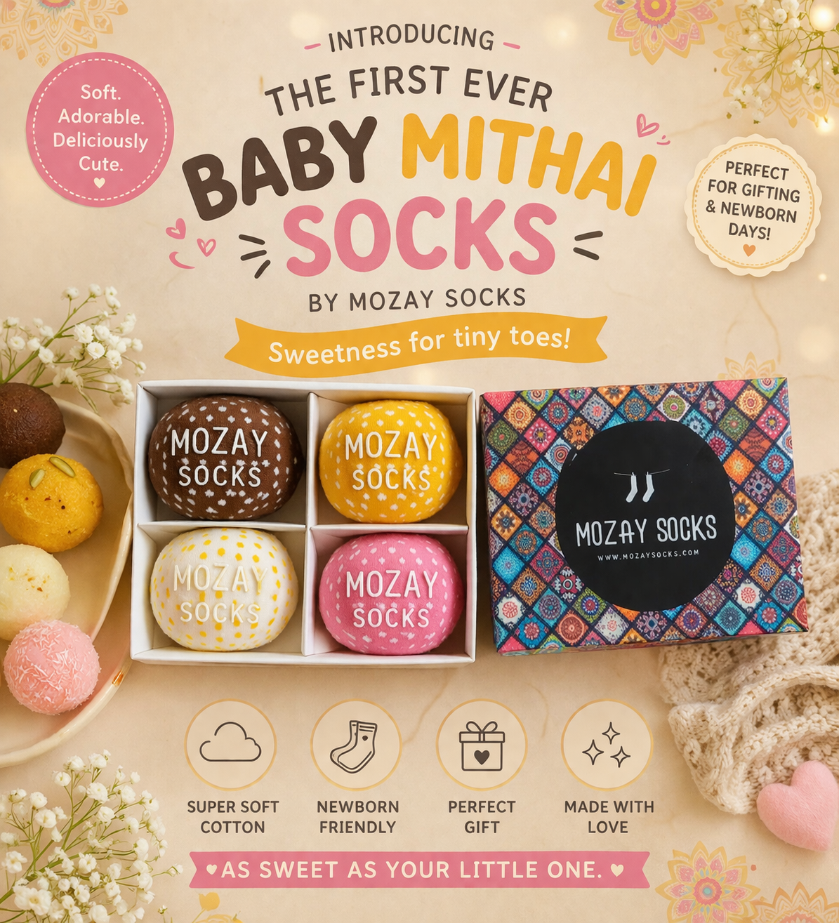 Baby Mithai Socks